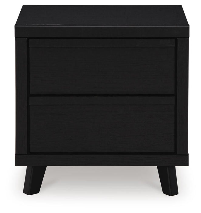 Danziar Queen Slat Panel Bed, Dresser, Mirror and Nightstand