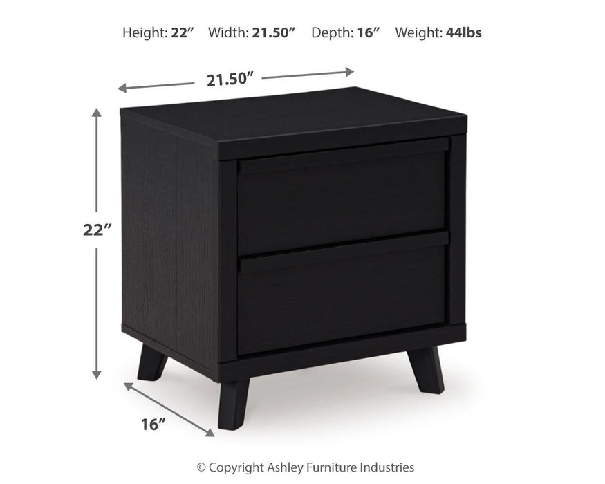 Danziar Queen Slat Headboard, Dresser, Mirror and Nightstand