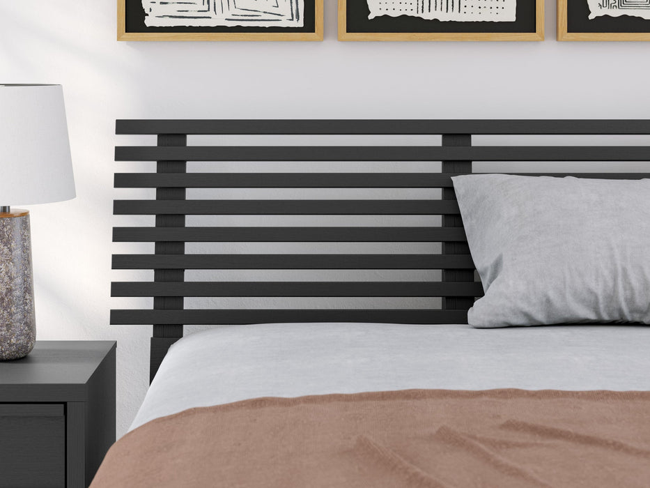 Danziar Queen Slat Headboard, Dresser, Mirror and Nightstand