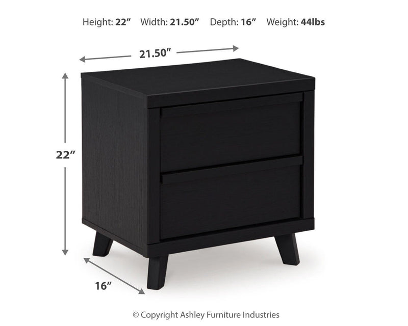 Danziar Queen Panel Bed, Dresser, Mirror, Chest and Nightstand
