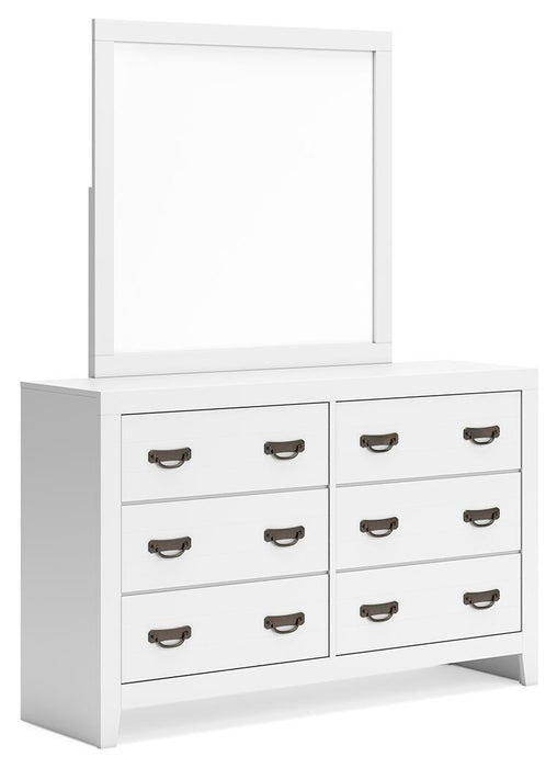 Binterglen Queen Panel Bed, Dresser, Mirror, Chest and Nightstand