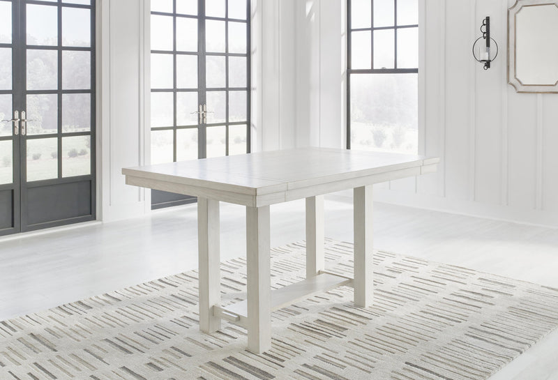 Robbinsdale Counter Height Dining Table and 8 Barstools