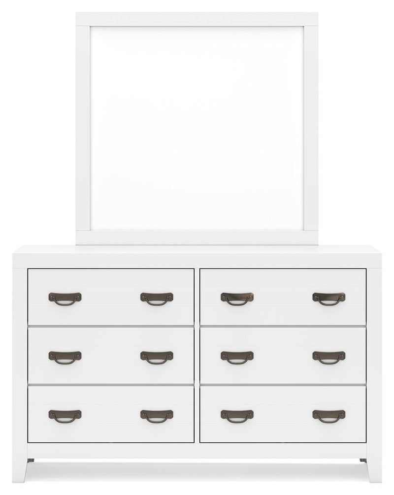 Binterglen Full Panel Bed, Dresser, Mirror, Chest and Nightstand