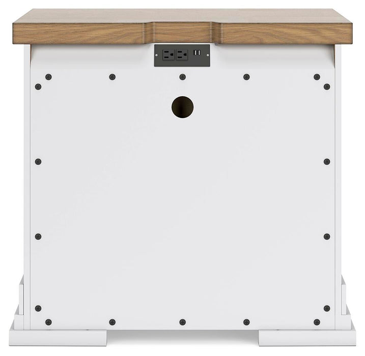 Ashbryn King Panel Storage Bed, Dresser, Mirror, Chest and Nightstand