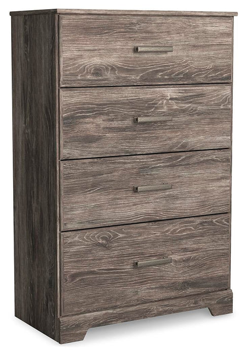 Ralinksi King Panel Bed, Dresser, Mirror, Chest and Nightstand