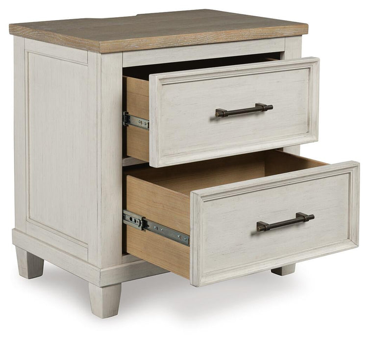 Shaybrock Queen Panel Bed, Dresser, Mirror and Nightstand