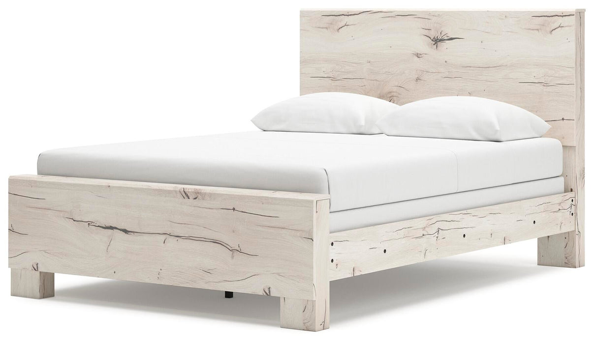 Lawroy Queen Panel Bed, Dresser, Mirror, Chest and Nightstand