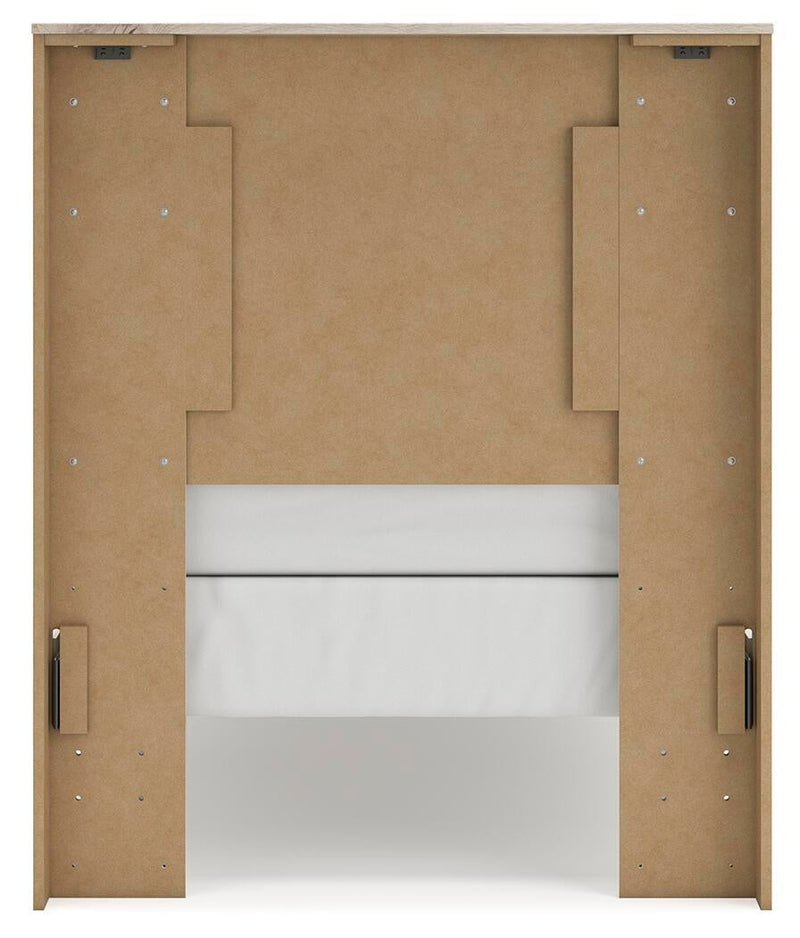 Lawroy Twin Panel Headboard, Dresser, Mirror and Nightstand