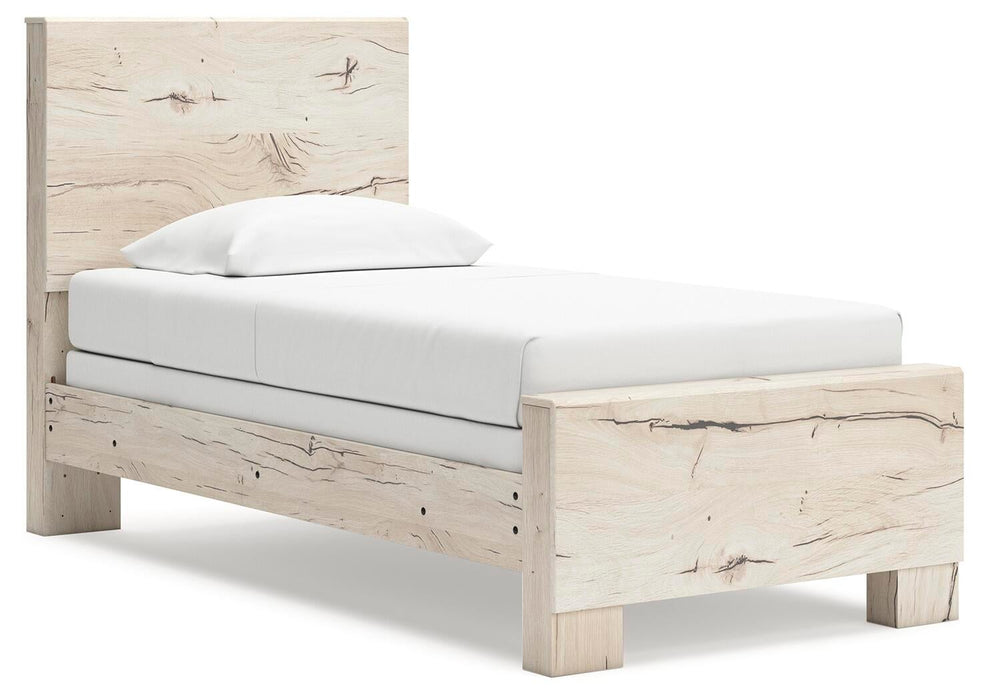 Lawroy Twin Panel Bed, Dresser, Mirror, Chest and Nightstand
