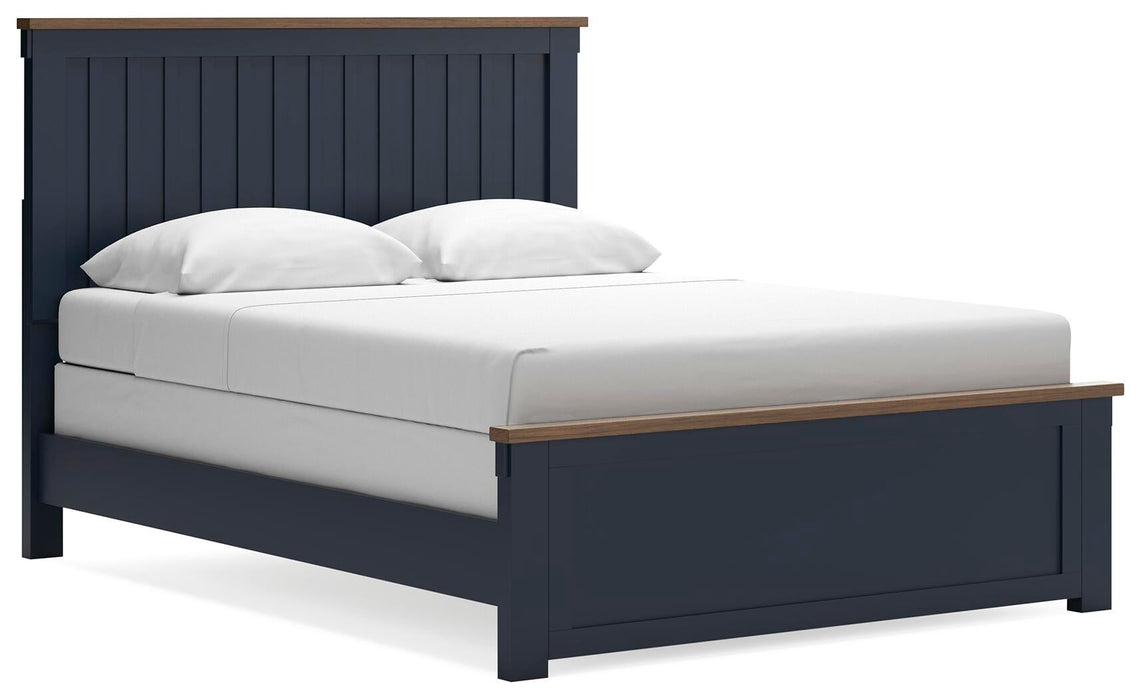 Landocken Queen Panel Bed, Dresser, Mirror, Chest and Nightstand