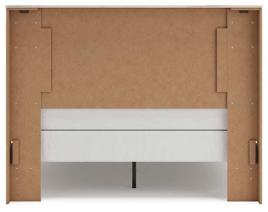 Lawroy Queen Panel Bed, Dresser, Mirror and Nightstand