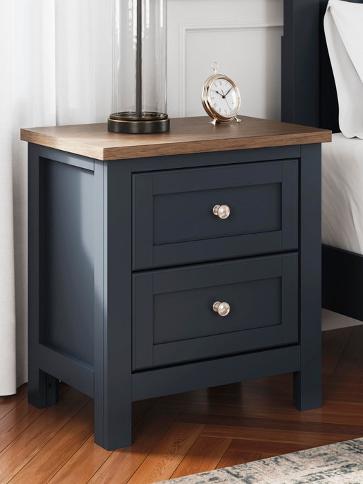 Landocken Twin Panel Bed, Dresser, Mirror, Chest and Nightstand