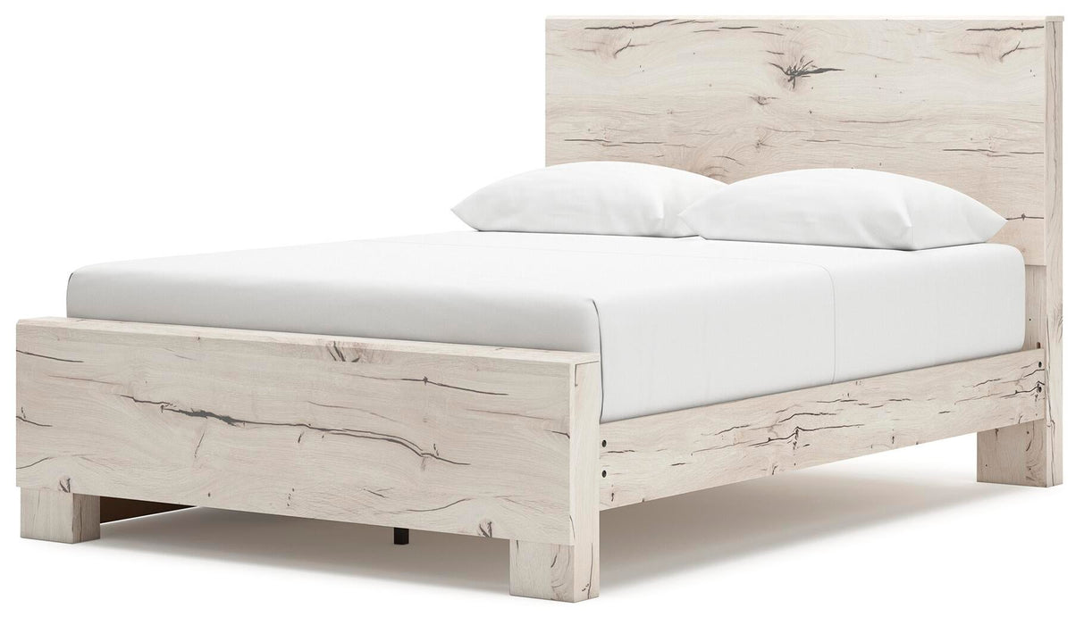 Lawroy Queen Panel Bed with Storage, Dresser, Mirror, Chest and Nightstand