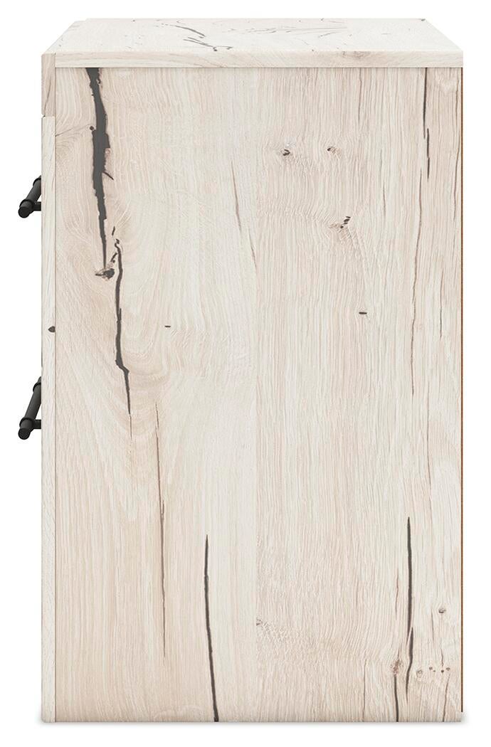 Lawroy King Panel Storage Bed, Dresser, Mirror and Nightstand