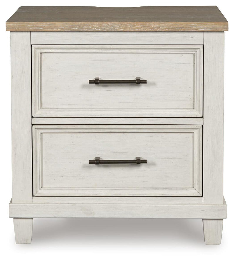 Shaybrock King Panel Bed, Dresser, Mirror, Chest and Nightstand