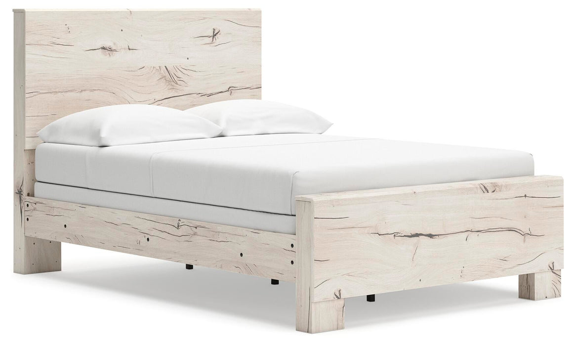 Lawroy Full Panel Bed, Dresser, Mirror, Chest and Nightstand