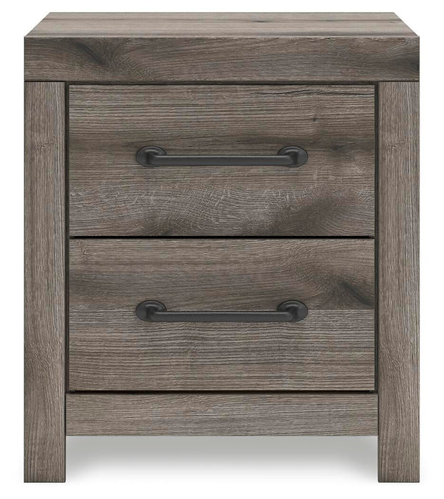 Graystorm Full Panel Storage Bed, Dresser, Mirror, Chest and Nightstand