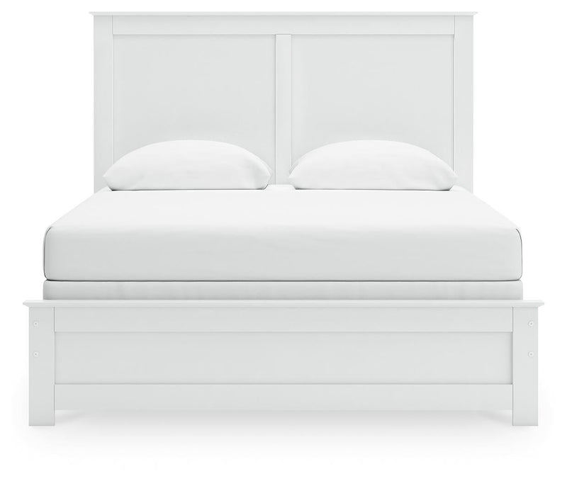 Bostwick Shoals Queen Panel Bed, Dresser, Mirror and Nightstand