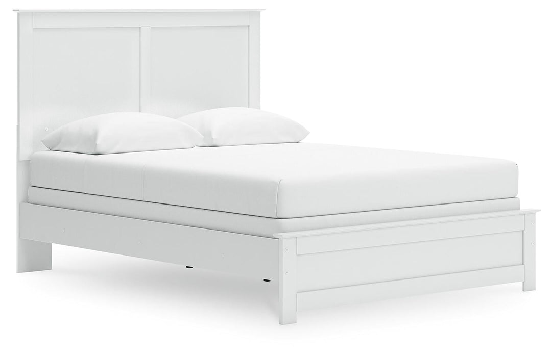 Bostwick Shoals Queen Panel Bed, Dresser, Mirror and Nightstand