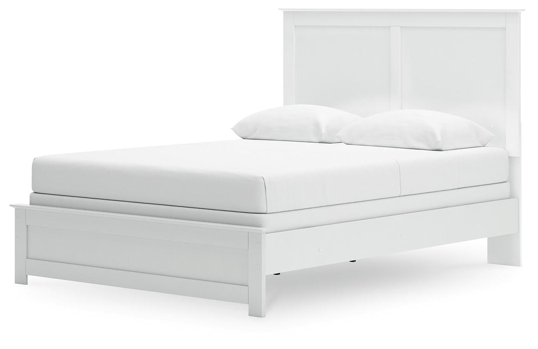 Bostwick Shoals Queen Panel Bed, Dresser, Mirror and Nightstand