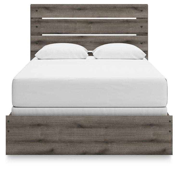 Graystorm Queen Panel Bed, Dresser, Mirror and Nightstand