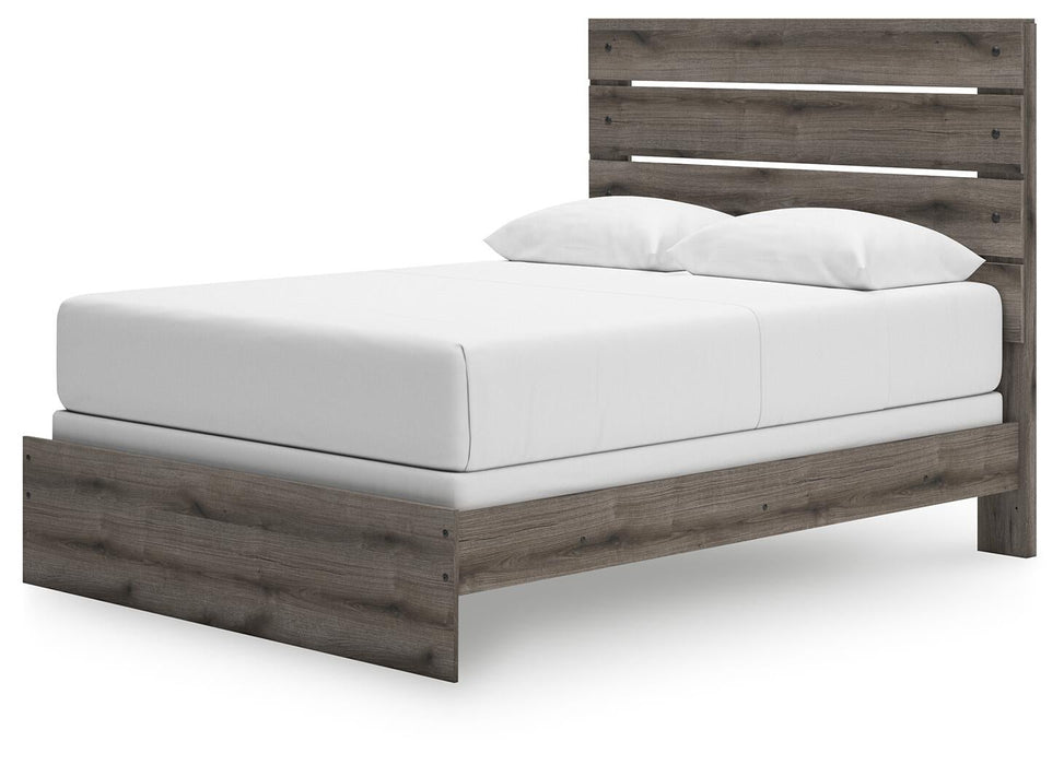 Graystorm Queen Panel Bed, Dresser, Mirror and Nightstand