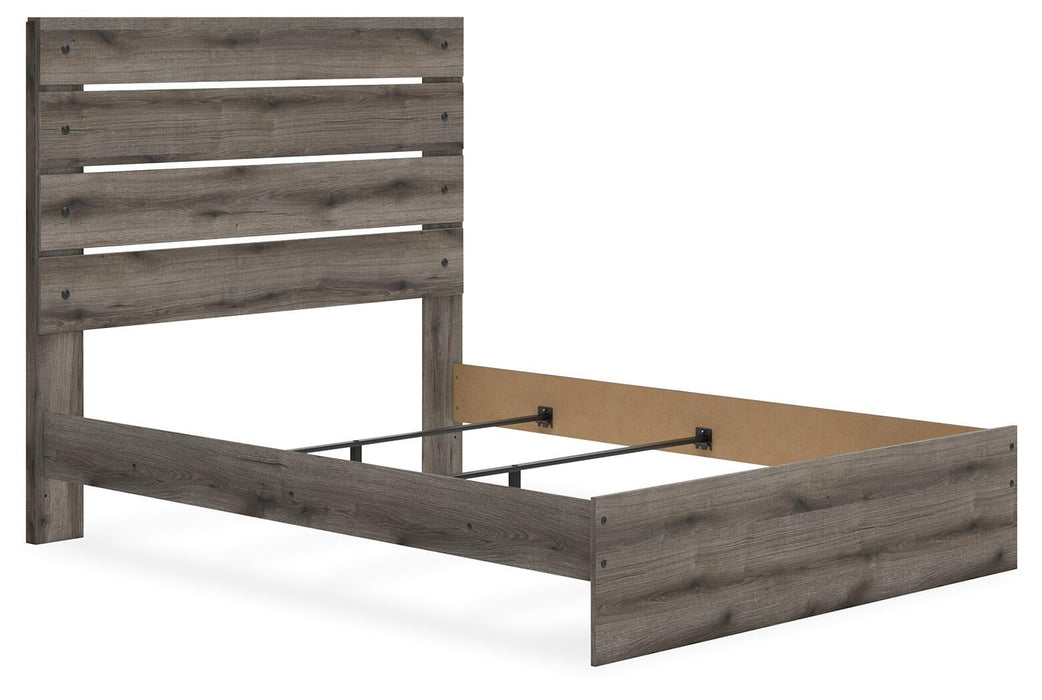 Graystorm Queen Panel Bed, Dresser, Mirror and Nightstand
