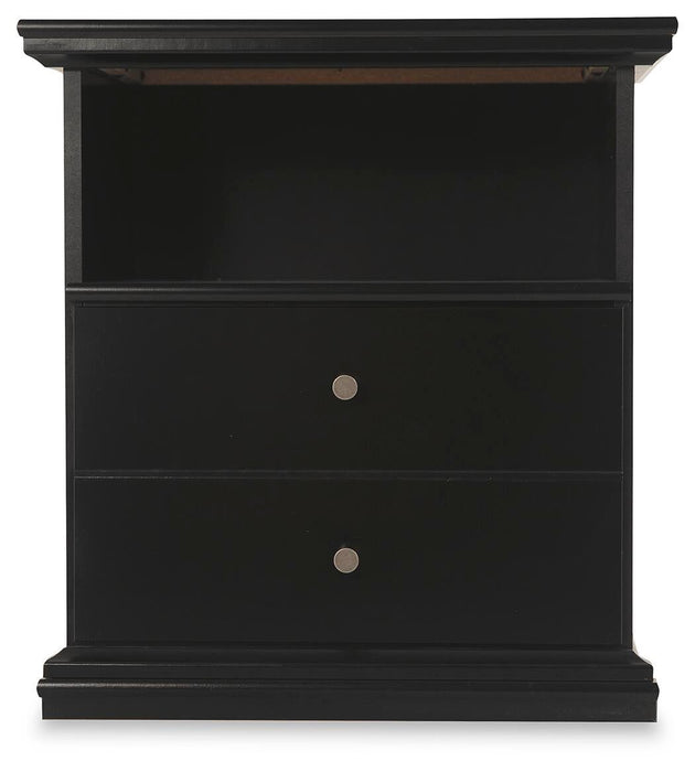 Maribel King Panel Bed, Dresser, Mirror, Chest and Nightstand