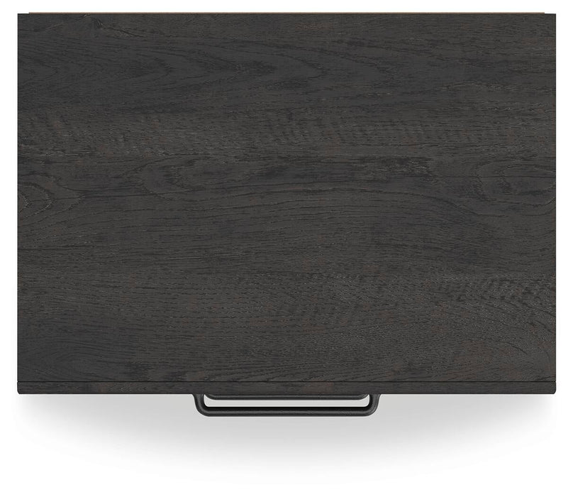 Hollivern Full Panel Storage Bed, Dresser, Mirror and Nightstand