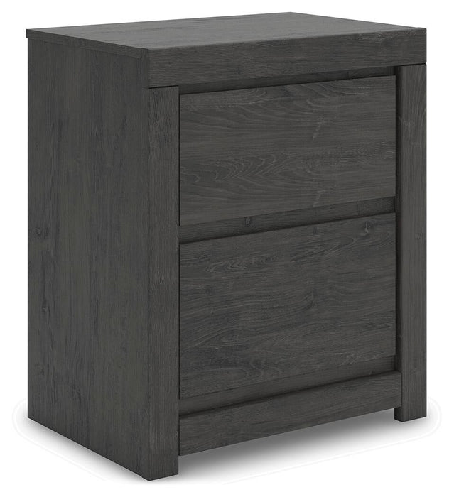 Fraluna Queen Panel Storage Bed, Dresser, Mirror, Chest and Nightstand