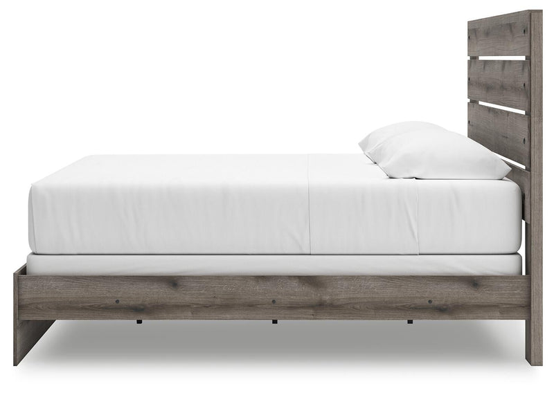 Graystorm King Panel Bed, Dresser and Mirror