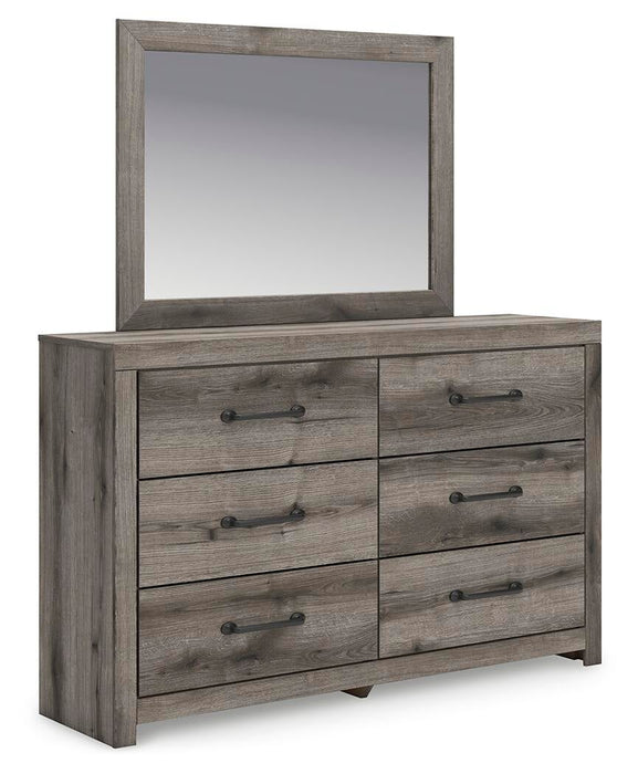 Graystorm Full Panel Bed, Dresser, Mirror, Chest and Nightstand