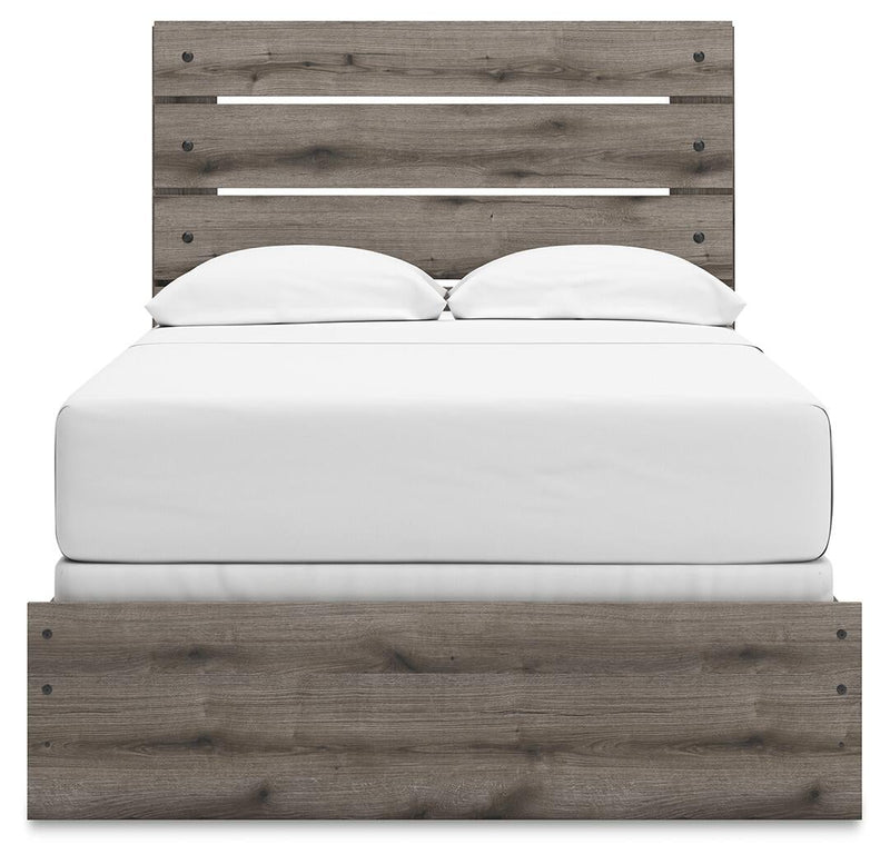 Graystorm Full Panel Bed, Dresser, Mirror, Chest and Nightstand