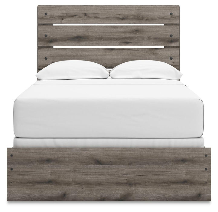 Graystorm Full Panel Bed, Dresser, Mirror, Chest and Nightstand