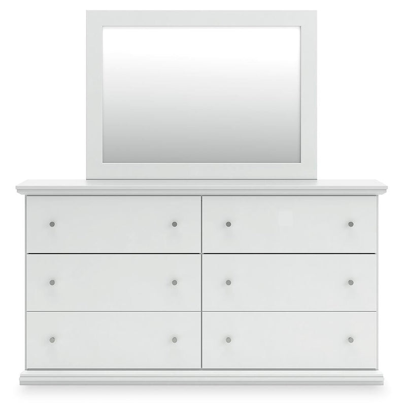 Bostwick Shoals Twin Panel Bed, Dresser, Mirror and Nightstand