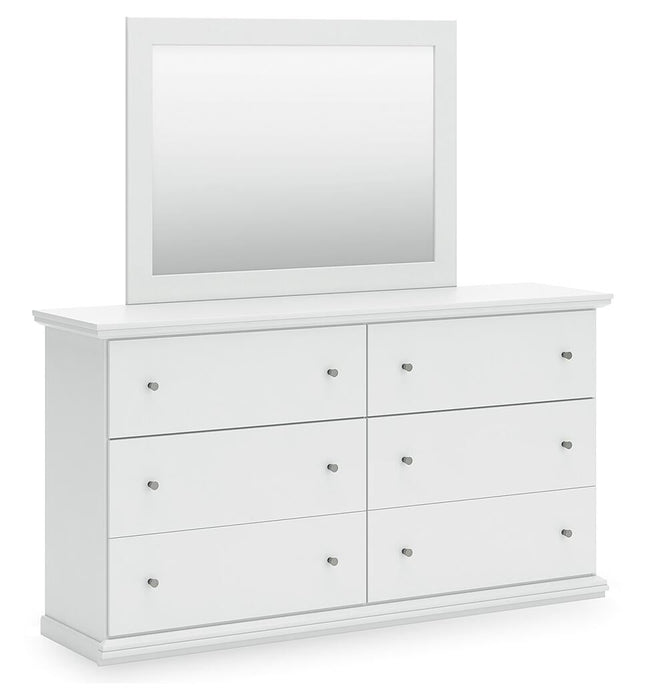 Bostwick Shoals Twin Panel Bed, Dresser, Mirror and Nightstand