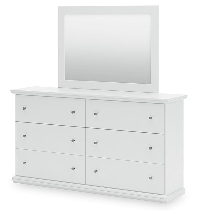 Bostwick Shoals Twin Panel Bed, Dresser, Mirror and Nightstand