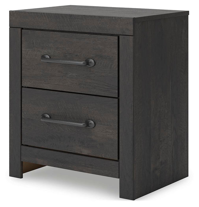 Hollivern King Panel Bed, Dresser, Mirror and Nightstand
