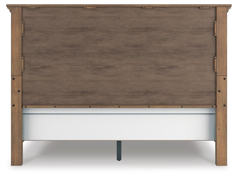 Feddinger King Panel Bed with Mirrored Dresser