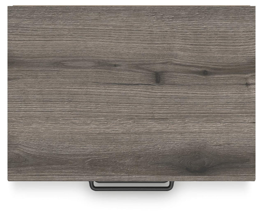 Graystorm Full Panel Storage Bed, Dresser, Mirror and Nightstand