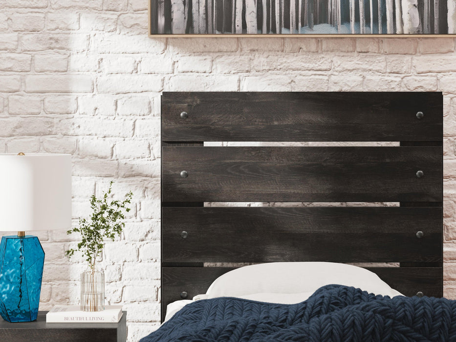Hollivern Full Panel Bed, Dresser, Mirror, Chest and Nightstand