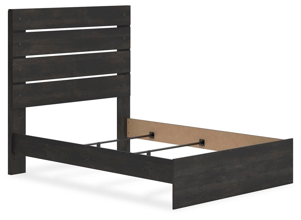 Hollivern Full Panel Bed, Dresser, Mirror and Nightstand