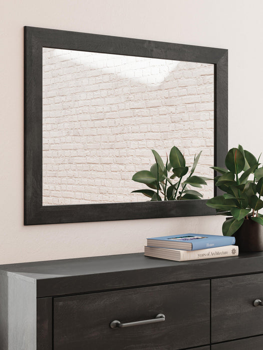 Hollivern Full Panel Bed, Dresser, Mirror and Nightstand