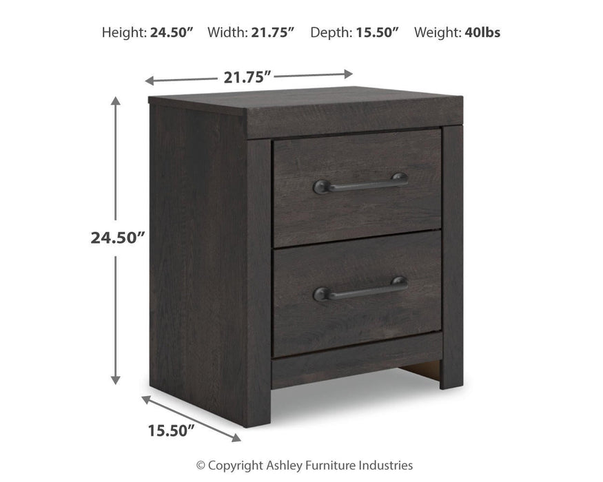Hollivern Full Panel Bed, Dresser, Mirror and Nightstand