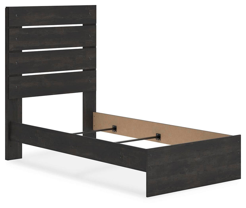 Hollivern Twin Panel Bed, Dresser and Mirror