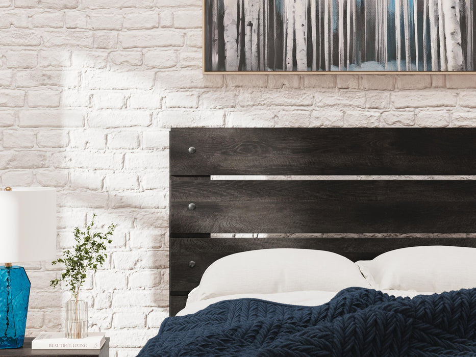 Hollivern Twin Panel Bed with Storage, Dresser and Mirror
