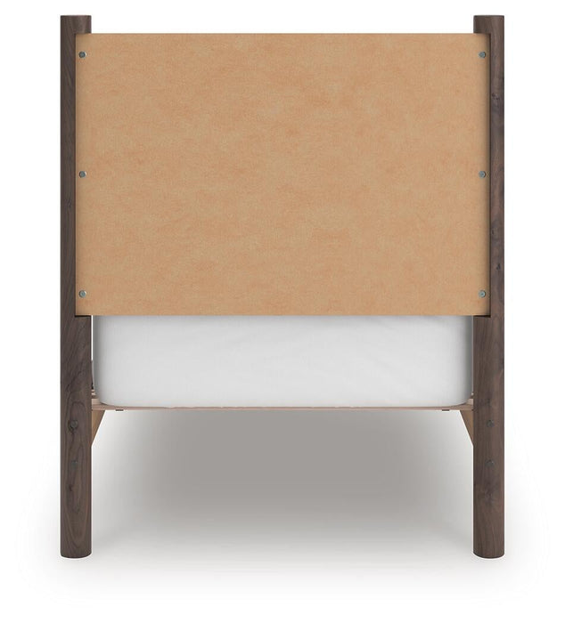 Pamytta Twin Panel Platform Bed, Dresser, Mirror, Chest and Nightstand