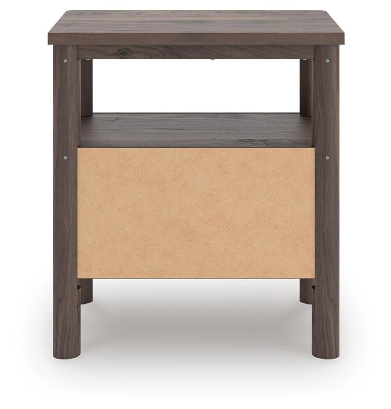 Pamytta King Upholstered Panel Platform Bed, Dresser, Mirror, Chest and Nightstand