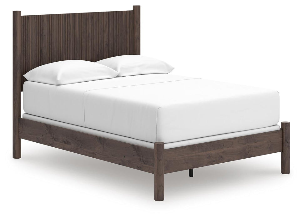 Pamytta Full Panel Bed, Dresser, Mirror, Chest and Nightstand