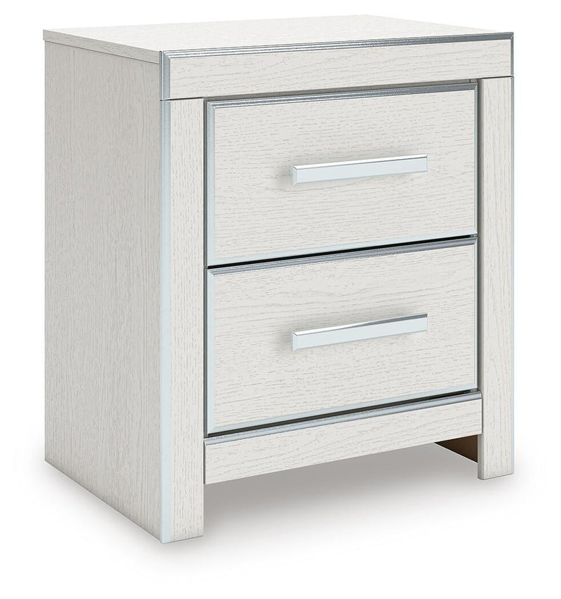Zuraleus King Upholstered Panel Bed, Dresser, Mirror, Chest and Nightstand